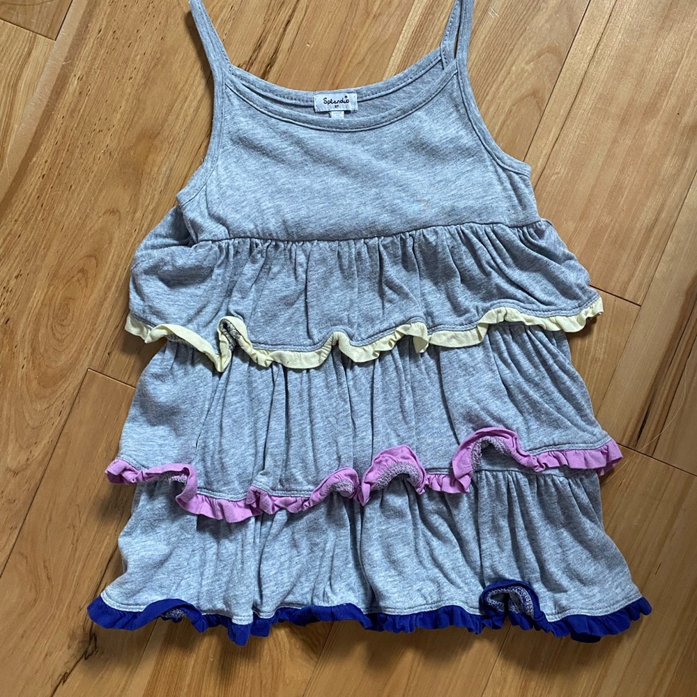 Splendid sz 2 grey layered dress